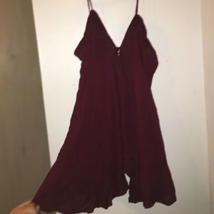 Maroon Sun Dress
